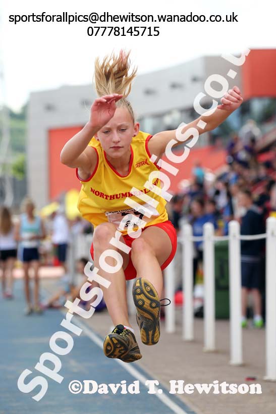 Long jump, Northern Inter-County Schools, Gateshead International Stadum. Photo: David T. Hewitson/Sports for All Pics